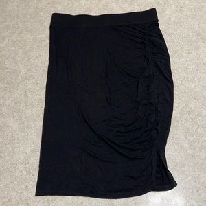 MOTHERHOOD BLACK TAPERED MATERNITY SKIRT